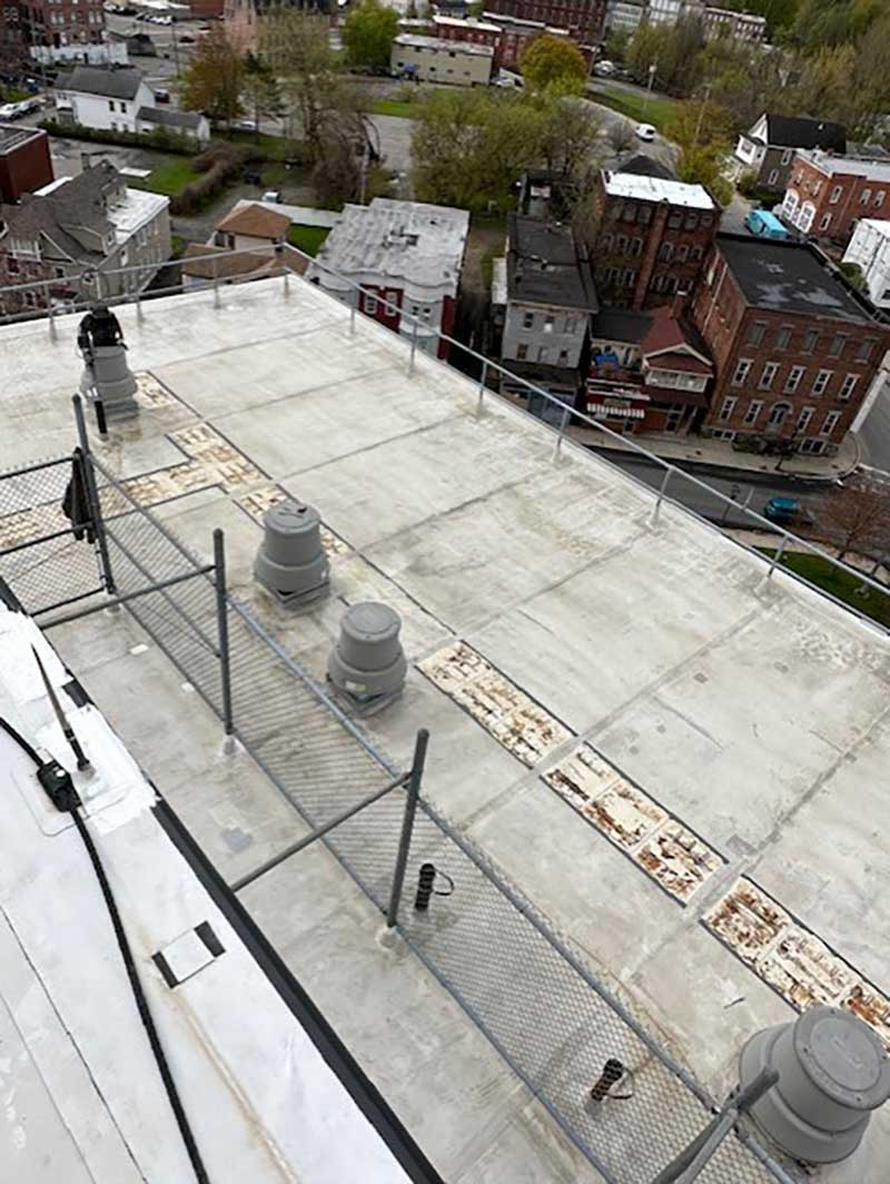 Gloversville Tower Roof Before